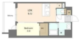 S-RESIDENCE難波西alterの間取り