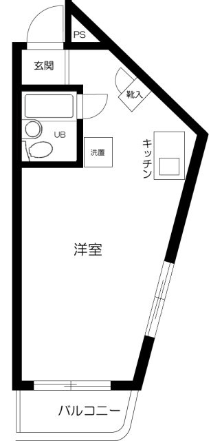 スカイコート下北沢の間取り