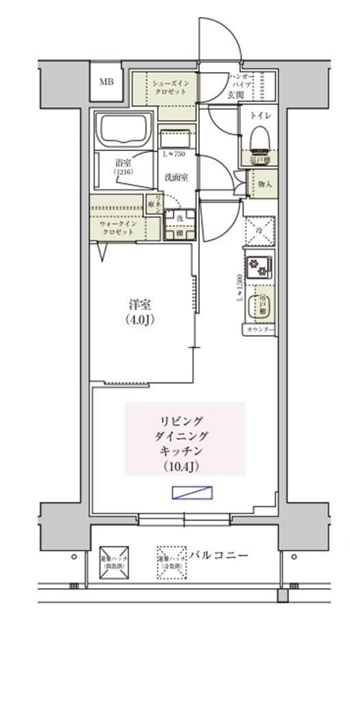 アーバネックス東梅田の間取り