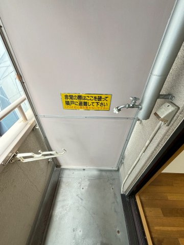ティックランド南船場のバルコニー
