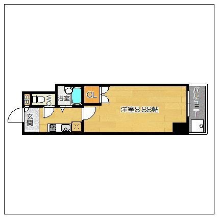 Totsu Residence Hakata Eastの間取り