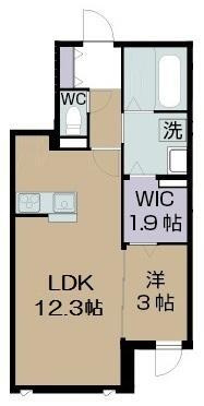 adonis court partⅡの間取り