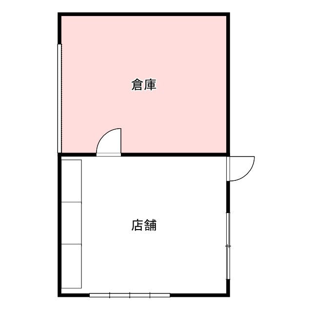 2026/6/3新規　賃貸　高山市江名子町　11万　賃貸一部店舗の間取り