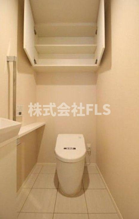 中央区月島１丁目の賃貸マンションのトイレ