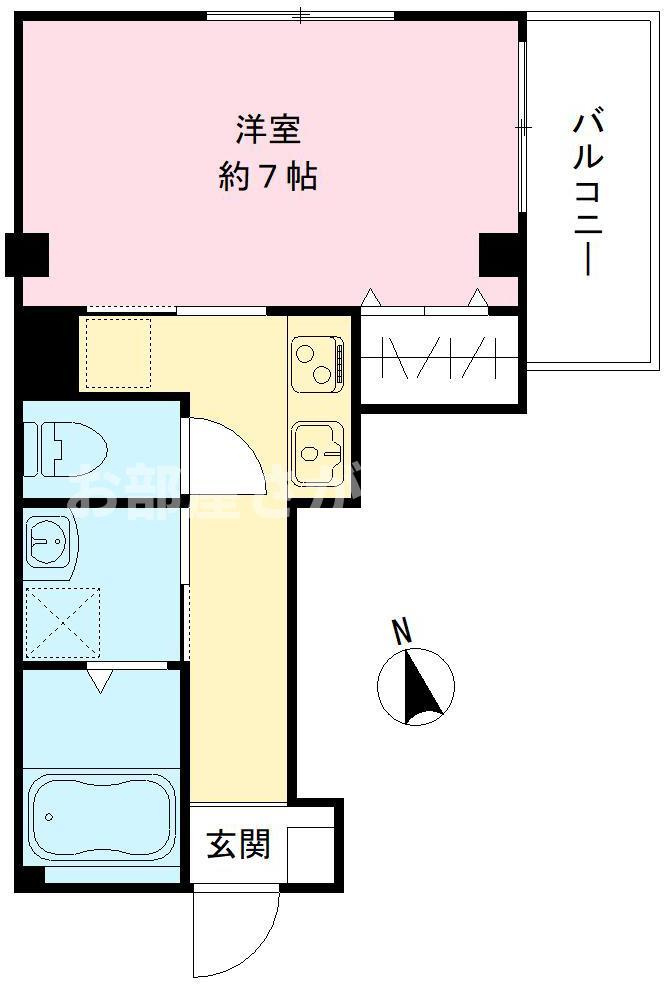 オークレール上落合【おとり物件なし】#学生・社会人にオススメ！初期費用分割払いOK！の間取り