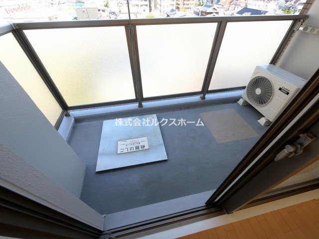 アンソレイユ茨木中津町のバルコニー