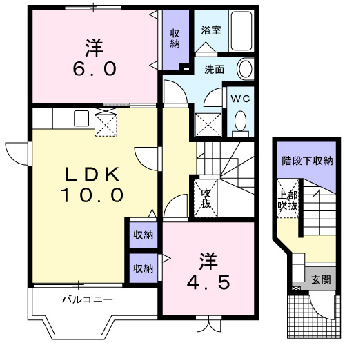 シンシア　Ｍ．Ａの間取り