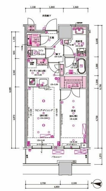目黒第一マンションズの間取り