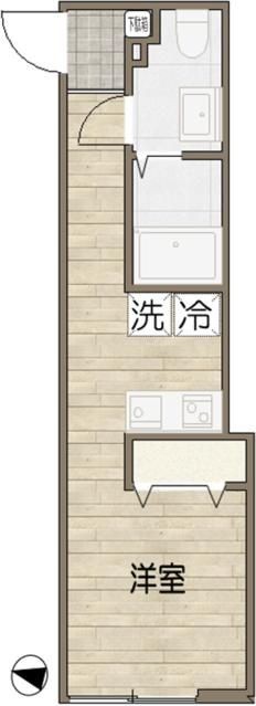 ベイルーム新子安の間取り