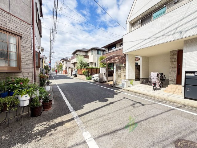大田区鵜の木2丁目の前面道路含む現地写真