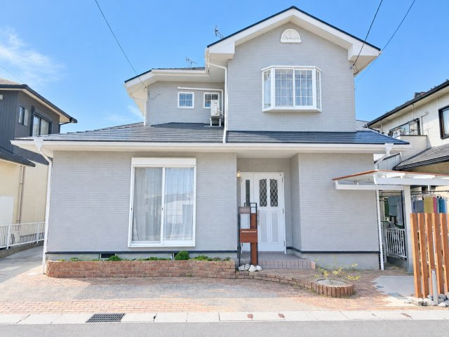 守山市小島町　中古戸建ての外観|2023年11月フルリノベーション済のお住まい。