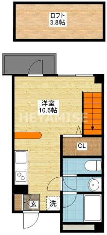 ルメール諏訪町の間取り