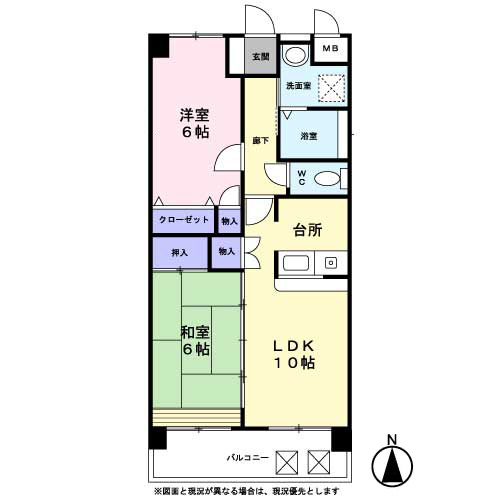 ファミール南流山の間取り|間取り図