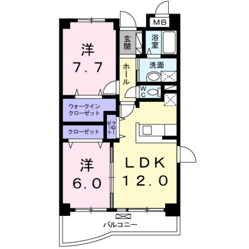 エターナルステアズの間取り