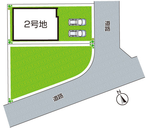 ■10日(土)11日(日)12日(月)現地ご見学可能！　 神戸市北区有野台　全2邸の区画図|全2区画