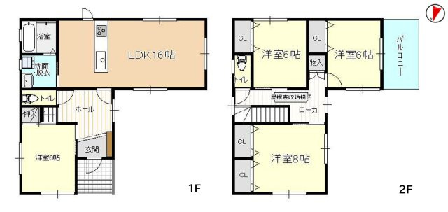新潟市東区山木戸4丁目の間取り