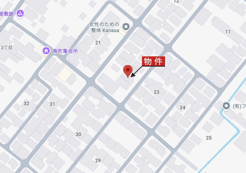 鈴鹿市白子2丁目《1号棟》の地図|詳細Map