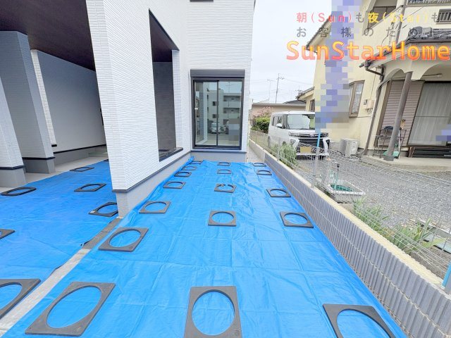 【サンスターホーム】福生市加美平3丁目　新築戸建1邸の駐車場