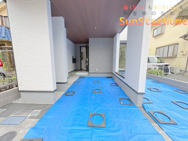 【サンスターホーム】福生市加美平3丁目　新築戸建1邸の駐車場