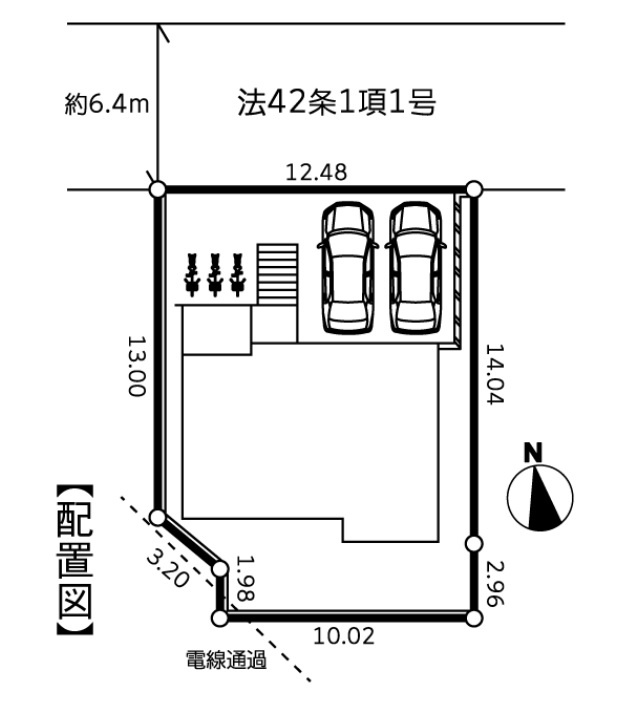 横浜市青葉区あざみ野2丁目の区画図
