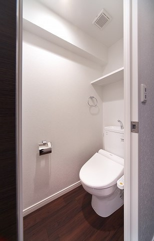 エンクレスト大手門Ⅲのトイレ|落ち着いたトイレです