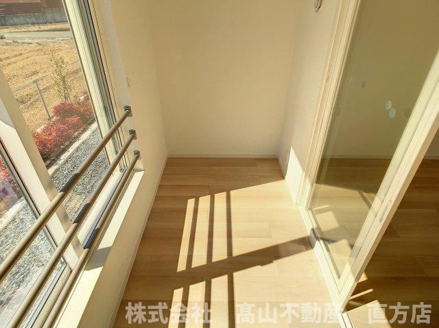 直方市大字感田のアパートのバルコニー|※同シリーズ別部屋の写真です。現状優先となります。