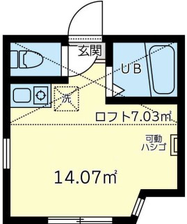 横浜市栄区笠間３丁目のアパートの間取り