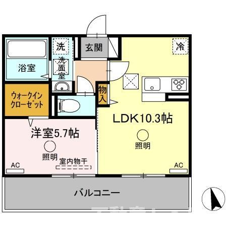 Forest Garden河尻の間取り