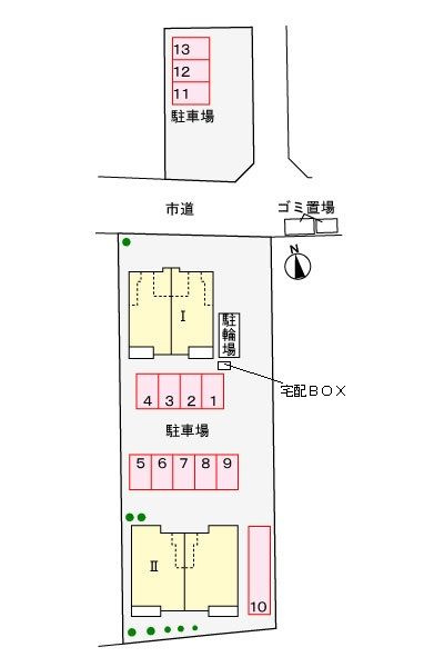 スタート東町Ａの駐車場