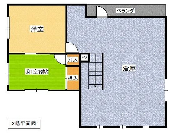 美原区平尾店舗事務所の間取り
