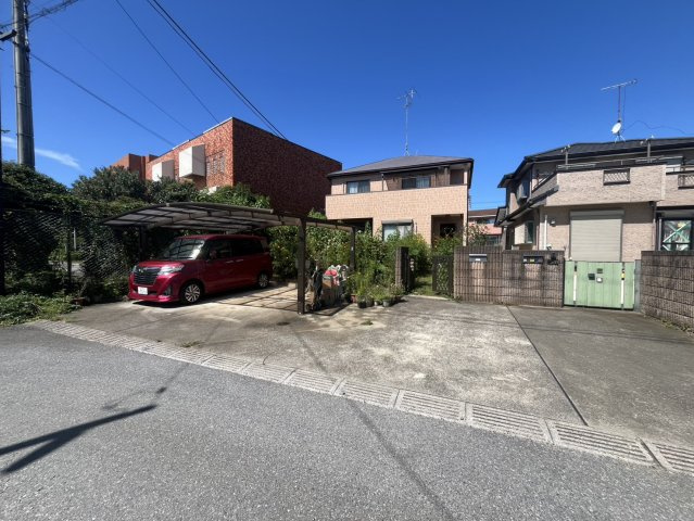 八千代市村上中古戸建の前面道路含む現地写真|前面道路