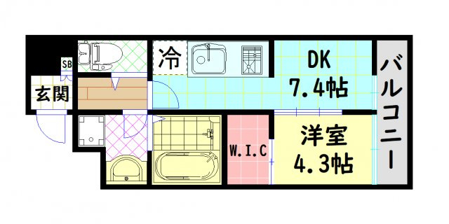 【間取り】 | 旧MU Namba-west
