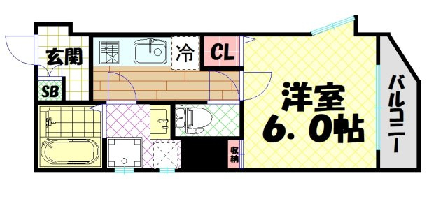 【間取り】 | Blue西長堀