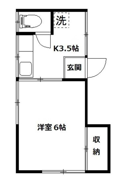 福原荘の間取り
