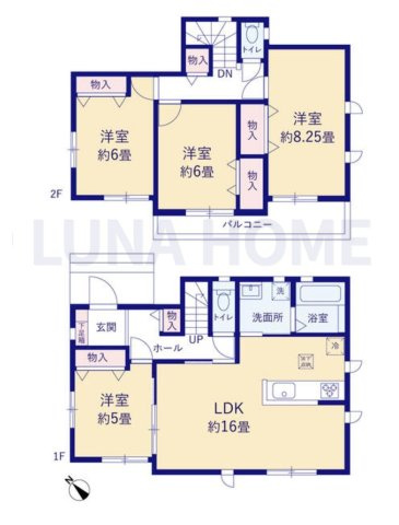 つくば市高野台3丁目　新築戸建　B号棟