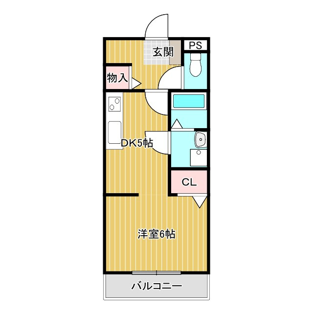 福山ビルの間取り
