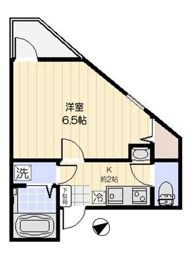 アクロス蔵前の間取り
