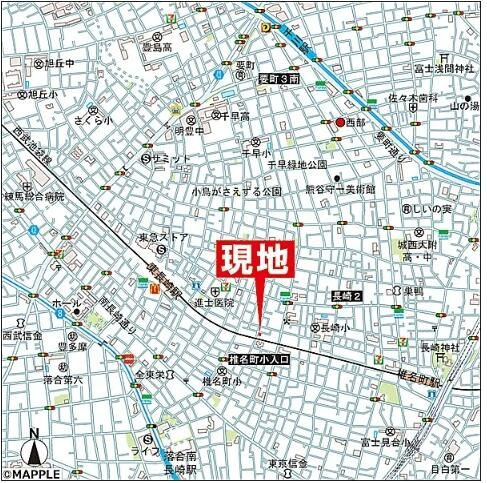 ヌーヴォーフルールの地図