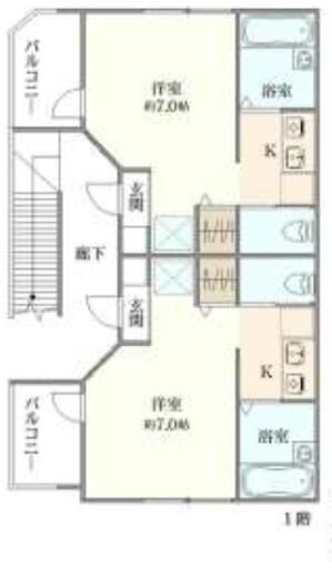 ヌーヴォーフルールの間取り