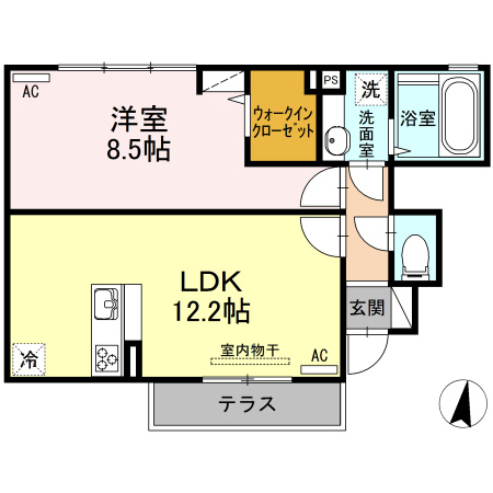 モリエール3の間取り