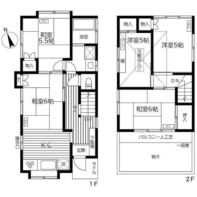 成田邸の間取り