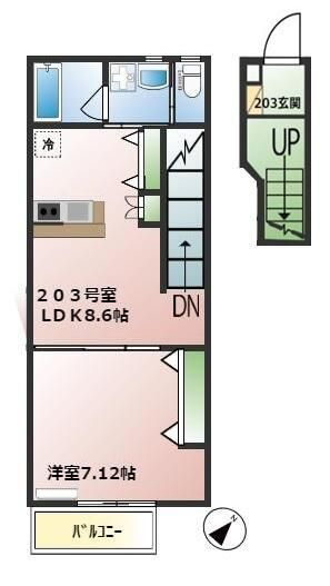 【間取り】 | トライアーバン若林