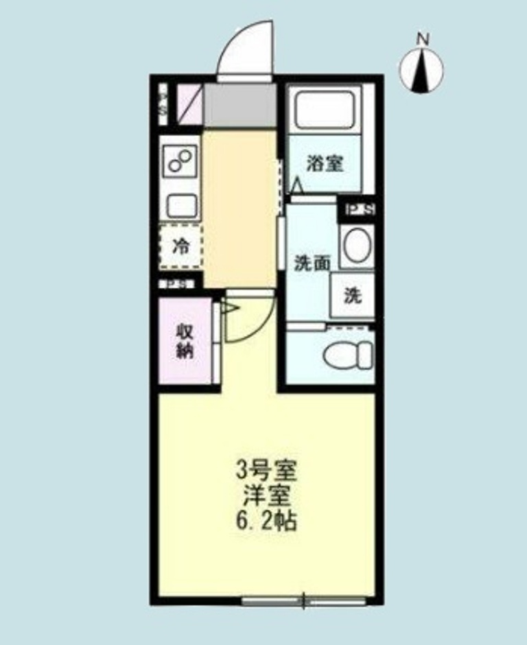 ベイルームグラン海老名※初期費用分割後払いサービス利用可能物件の間取り