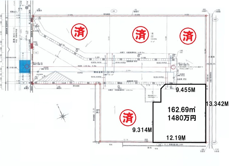 北本荘3丁目分譲地（D号地）