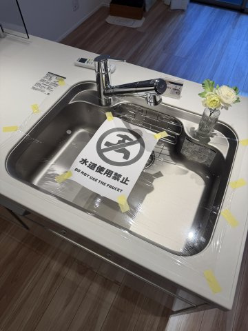 新宿区新宿５丁目の中古マンションのキッチン|シンク