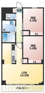 【間取り】 | ライオンズマンション浮間