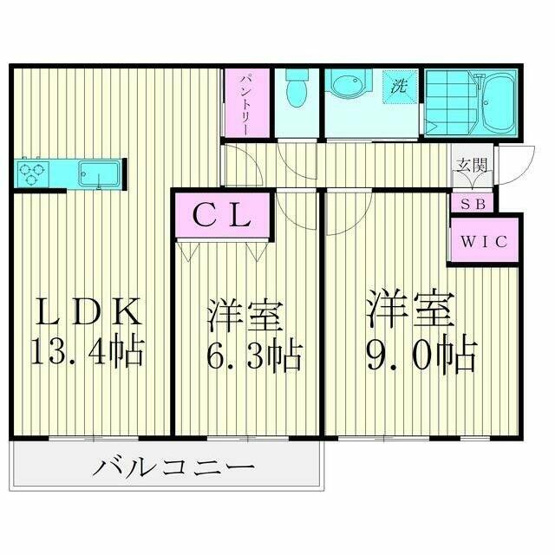 【間取り】 | ラヴィール | 別部屋参考
