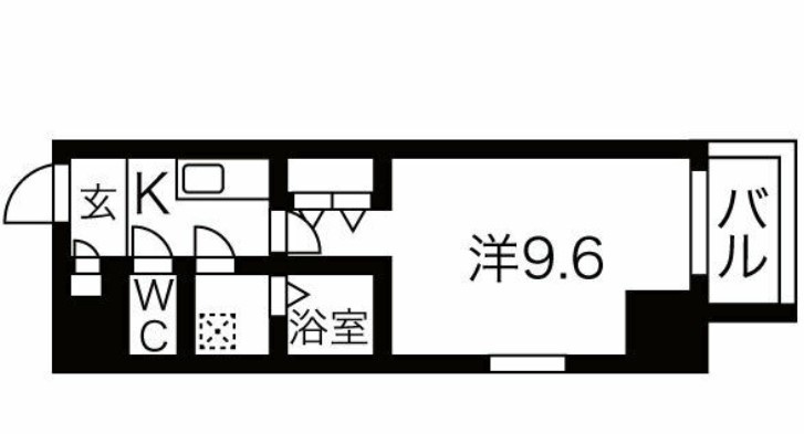 メイクス上前津Ⅱの間取り