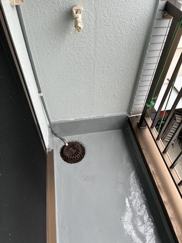 中島マンションのバルコニー