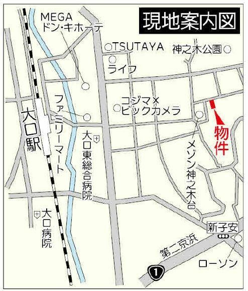大口プルミエの地図